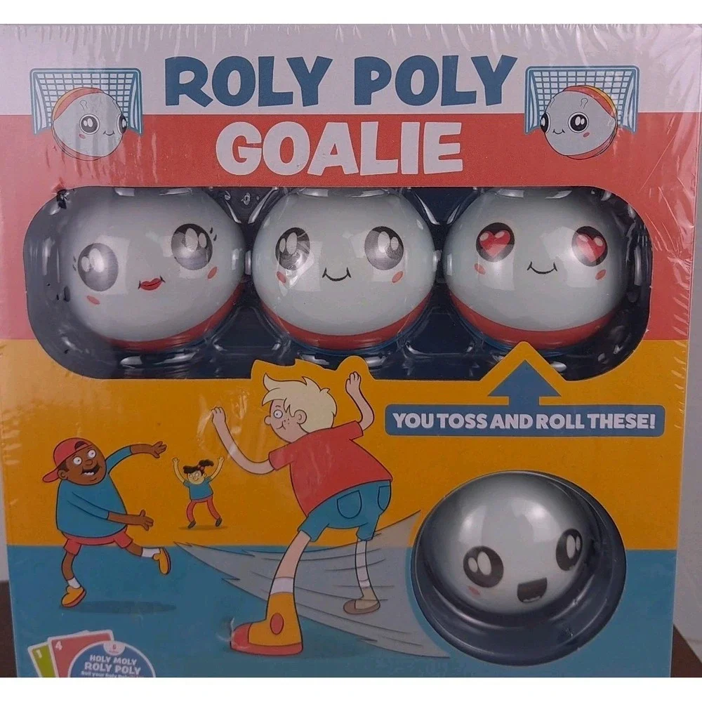 Roly Poly Goalie 2-6 Players - Ages 4+-10 Minutes to Play-Card By Kitten Games